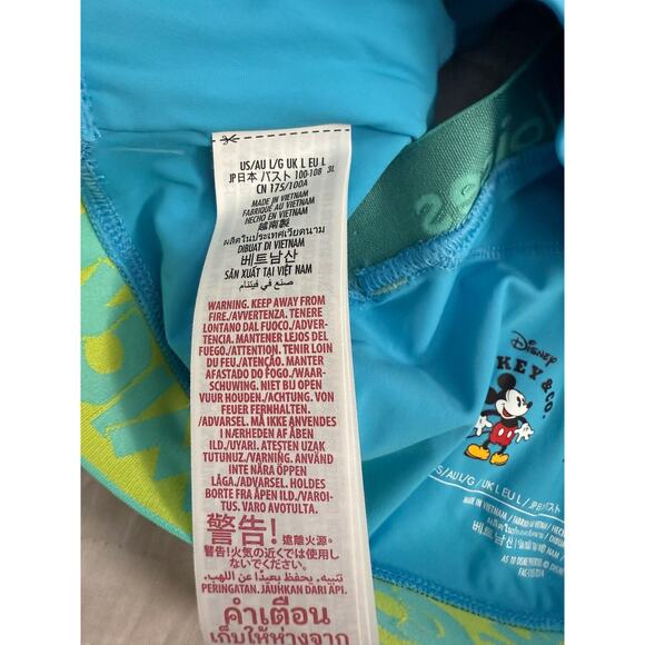 Outdoor Voices Sports Bra Women's Large Disney Mickey Cross Back Limited Edition - Picture 7 of 8